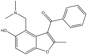{4-[(dimethylamino)methyl]-5-hydroxy-2-methyl-1-benzofuran-3-yl}(phenyl)methanone