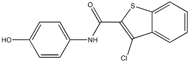 3-chloro-N-(4-hydroxyphenyl)-1-benzothiophene-2-carboxamide|