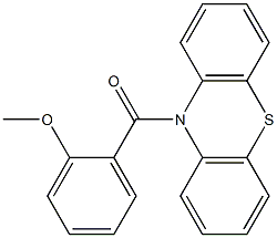 10-(2-methoxybenzoyl)-10H-phenothiazine,,结构式