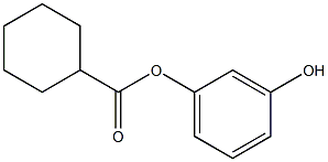3-hydroxyphenyl cyclohexanecarboxylate,,结构式