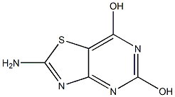 2-amino[1,3]thiazolo[4,5-d]pyrimidine-5,7-diol Structure