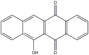 6-hydroxy-5,12-naphthacenedione Struktur