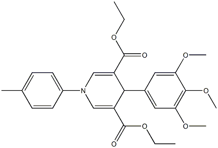 diethyl 1-(4-methylphenyl)-4-(3,4,5-trimethoxyphenyl)-1,4-dihydro-3,5-pyridinedicarboxylate