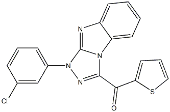  [1-(3-chlorophenyl)-1H-[1,2,4]triazolo[4,3-a]benzimidazol-3-yl](2-thienyl)methanone