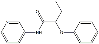 2-phenoxy-N-(3-pyridinyl)butanamide Structure