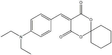 3-{[4-(diethylamino)phenyl]methylidene}-1,5-dioxaspiro[5.5]undecane-2,4-dione