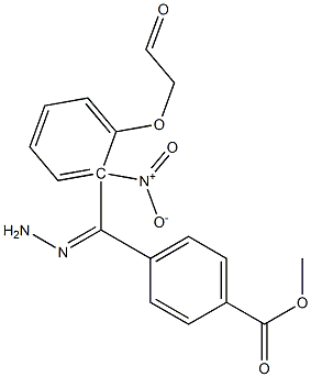 methyl 4-[2-({2-nitrophenoxy}acetyl)carbohydrazonoyl]benzoate Struktur