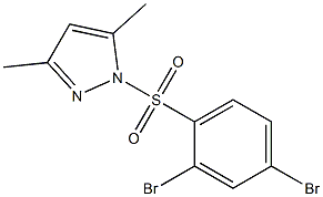 1-[(2,4-dibromophenyl)sulfonyl]-3,5-dimethyl-1H-pyrazole|