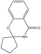 2,3-dihydrospiro(4H-1,3-benzoxazine-2,1'-cyclopentane)-4-one Struktur