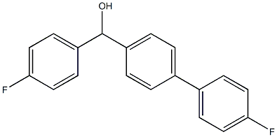 (4'-fluoro[1,1'-biphenyl]-4-yl)(4-fluorophenyl)methanol Struktur