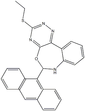 6-(9-anthryl)-3-(ethylsulfanyl)-6,7-dihydro[1,2,4]triazino[5,6-d][3,1]benzoxazepine