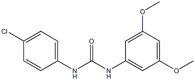  N-(4-chlorophenyl)-N'-(3,5-dimethoxyphenyl)urea