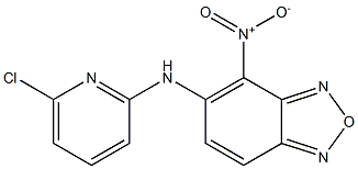 5-[(6-chloro-2-pyridinyl)amino]-4-nitro-2,1,3-benzoxadiazole,,结构式