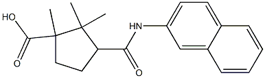 1,2,2-trimethyl-3-[(2-naphthylamino)carbonyl]cyclopentanecarboxylic acid