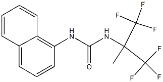 N-(1-naphthyl)-N'-[2,2,2-trifluoro-1-methyl-1-(trifluoromethyl)ethyl]urea