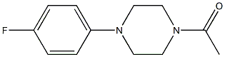 1-acetyl-4-(4-fluorophenyl)piperazine 结构式