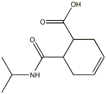 6-[(isopropylamino)carbonyl]cyclohex-3-ene-1-carboxylic acid Structure