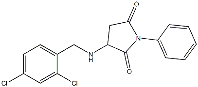 3-[(2,4-dichlorobenzyl)amino]-1-phenyl-2,5-pyrrolidinedione