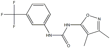 N-(3,4-dimethyl-5-isoxazolyl)-N'-[3-(trifluoromethyl)phenyl]urea