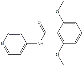 2,6-dimethoxy-N-(4-pyridinyl)benzamide Structure