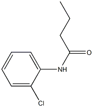 N-(2-chlorophenyl)butanamide 结构式