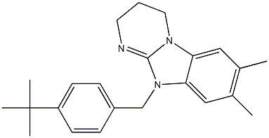 10-(4-tert-butylbenzyl)-7,8-dimethyl-2,3,4,10-tetrahydropyrimido[1,2-a]benzimidazole
