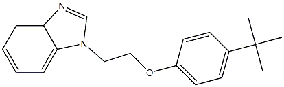 2-(1H-benzimidazol-1-yl)ethyl 4-tert-butylphenyl ether,,结构式