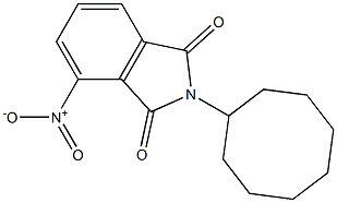 2-cyclooctyl-4-nitro-1H-isoindole-1,3(2H)-dione,,结构式