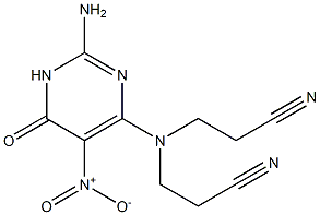 3-[(2-amino-5-nitro-6-oxo-1,6-dihydro-4-pyrimidinyl)(2-cyanoethyl)amino]propanenitrile