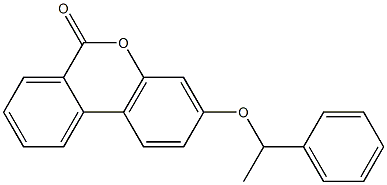 3-(1-phenylethoxy)-6H-benzo[c]chromen-6-one Structure