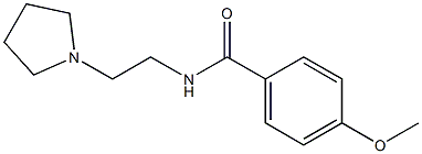 4-methoxy-N-[2-(1-pyrrolidinyl)ethyl]benzamide