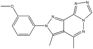 3-(6,7-dimethyl-8H-pyrazolo[3,4-d][1,2,4]triazolo[4,3-b]pyridazin-8-yl)phenyl methyl ether|