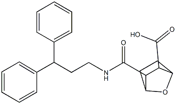 3-{[(3,3-diphenylpropyl)amino]carbonyl}-7-oxabicyclo[2.2.1]heptane-2-carboxylic acid