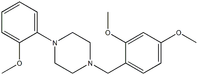 1-(2,4-dimethoxybenzyl)-4-(2-methoxyphenyl)piperazine|