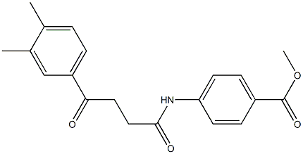 methyl 4-{[4-(3,4-dimethylphenyl)-4-oxobutanoyl]amino}benzoate|