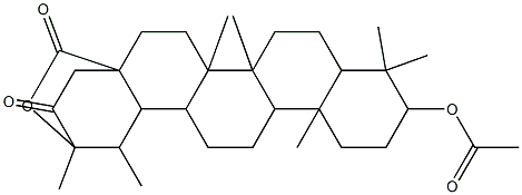 4,5,9,9,13,19,20-heptamethyl-22,24-dioxo-21-oxahexacyclo[18.2.2.0~1,18~.0~4,17~.0~5,14~.0~8,13~]tetracos-10-yl acetate,,结构式