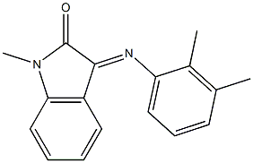 3-[(2,3-dimethylphenyl)imino]-1-methyl-1,3-dihydro-2H-indol-2-one