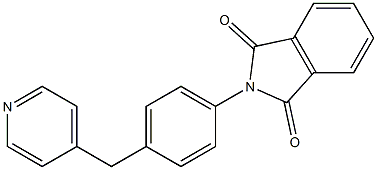 2-[4-(4-pyridinylmethyl)phenyl]-1H-isoindole-1,3(2H)-dione
