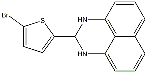 2-(5-bromo-2-thienyl)-2,3-dihydro-1H-perimidine Structure