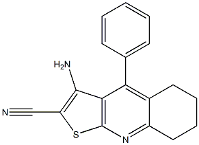3-amino-4-phenyl-5,6,7,8-tetrahydrothieno[2,3-b]quinoline-2-carbonitrile