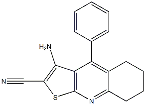 3-amino-4-phenyl-5,6,7,8-tetrahydrothieno[2,3-b]quinoline-2-carbonitrile|