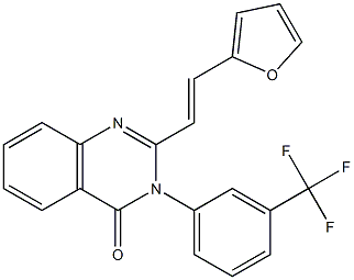 2-[2-(2-furyl)vinyl]-3-[3-(trifluoromethyl)phenyl]-4(3H)-quinazolinone|