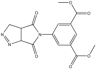 dimethyl 5-(4,6-dioxo-3a,4,6,6a-tetrahydropyrrolo[3,4-c]pyrazol-5(3H)-yl)isophthalate Structure