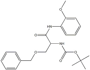  tert-butyl 1-[(benzyloxy)methyl]-2-(2-methoxyanilino)-2-oxoethylcarbamate