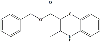 benzyl 3-methyl-4H-1,4-benzothiazine-2-carboxylate 化学構造式