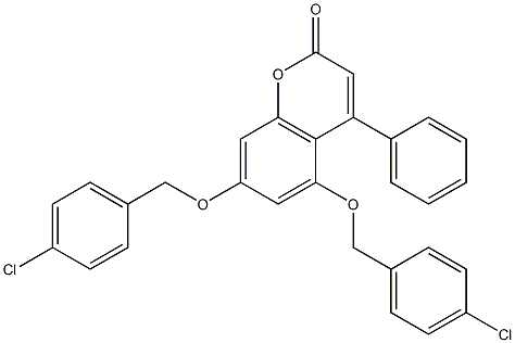 5,7-bis[(4-chlorobenzyl)oxy]-4-phenyl-2H-chromen-2-one