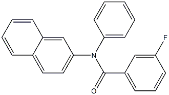 3-fluoro-N-(2-naphthyl)-N-phenylbenzamide