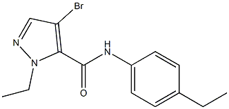  4-bromo-1-ethyl-N-(4-ethylphenyl)-1H-pyrazole-5-carboxamide