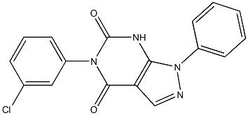 5-(3-chlorophenyl)-1-phenyl-1H-pyrazolo[3,4-d]pyrimidine-4,6(5H,7H)-dione