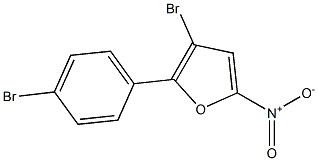 3-bromo-2-(4-bromophenyl)-5-nitrofuran Structure